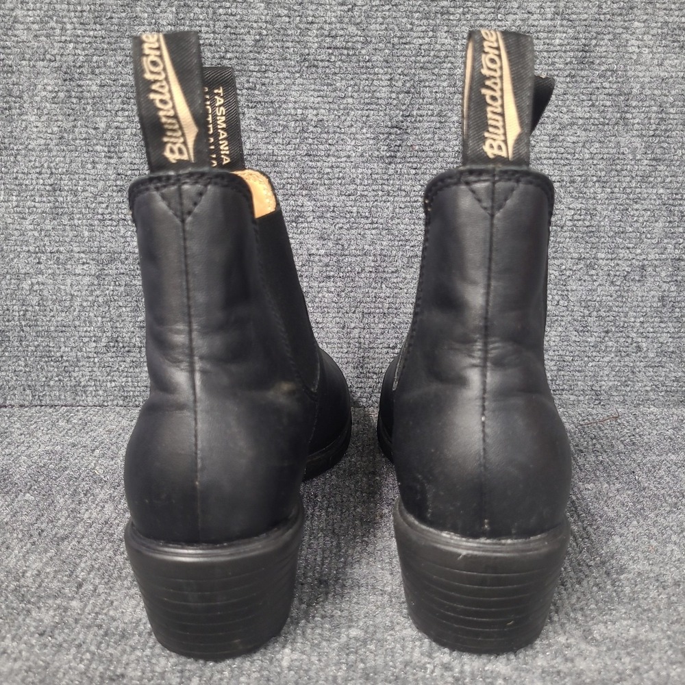 Blundstone  Womens Black Leather Chelsea Boots 1671 US Size 6.5 Block Heel - Picture 5 of 13